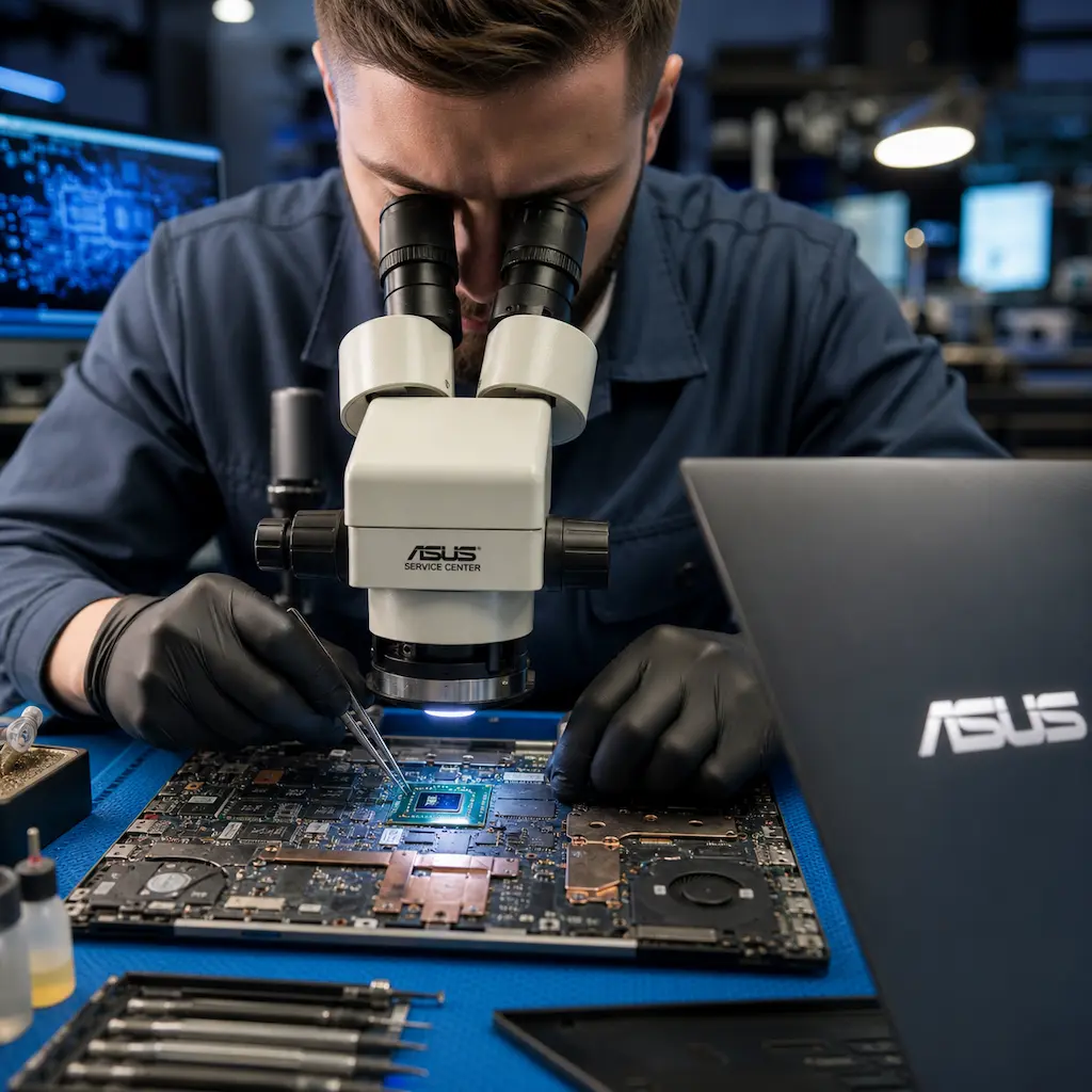 Замена видеокарты ноутбука Asus в Софрино