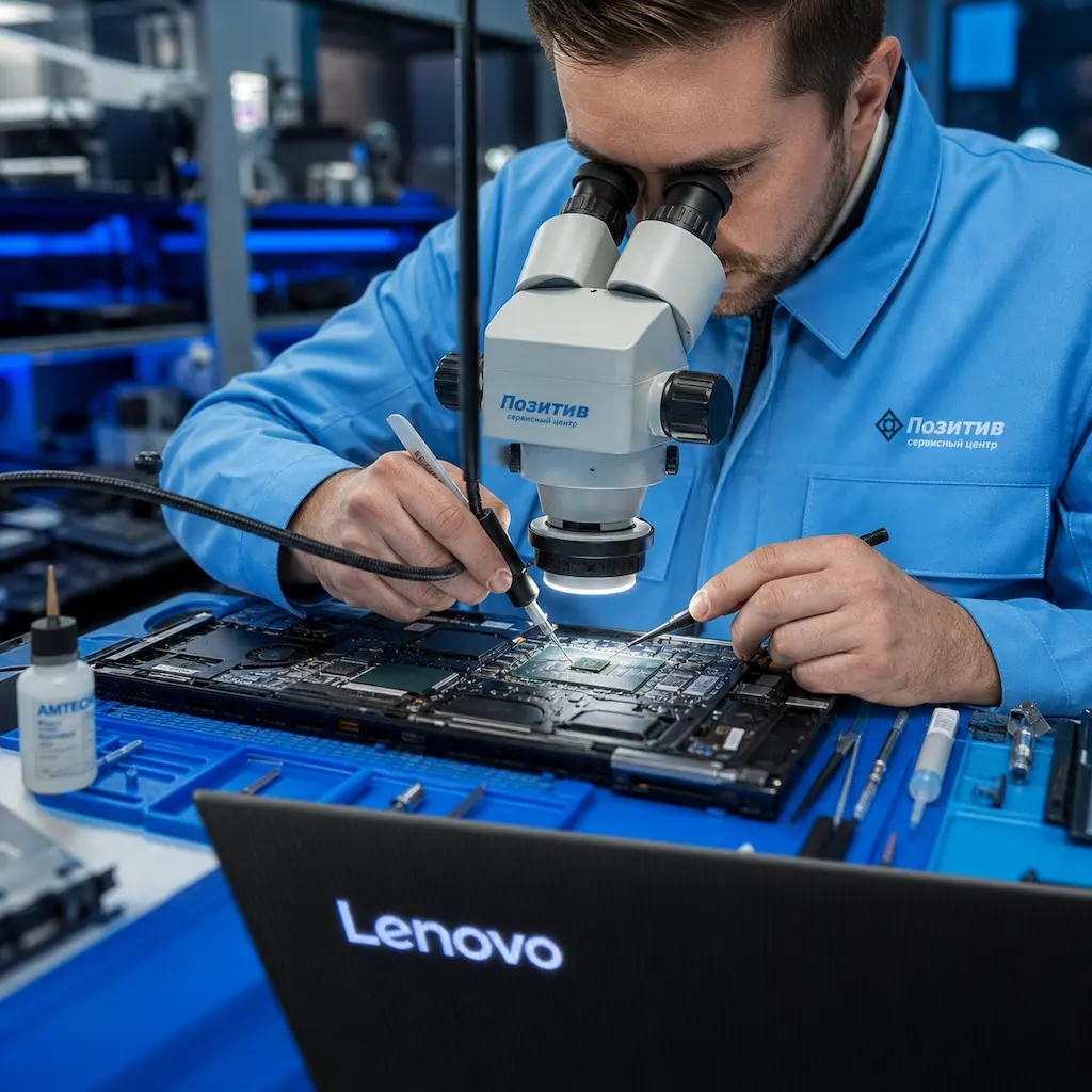 Замена видеокарты ноутбука Lenovo в Софрино