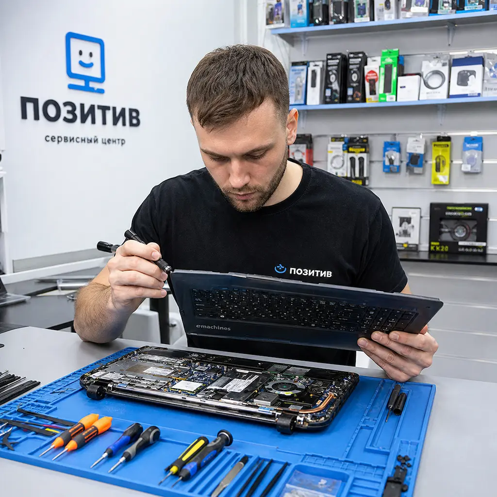 заменить клавиатуру на ноутбуке Emachines в Софрино