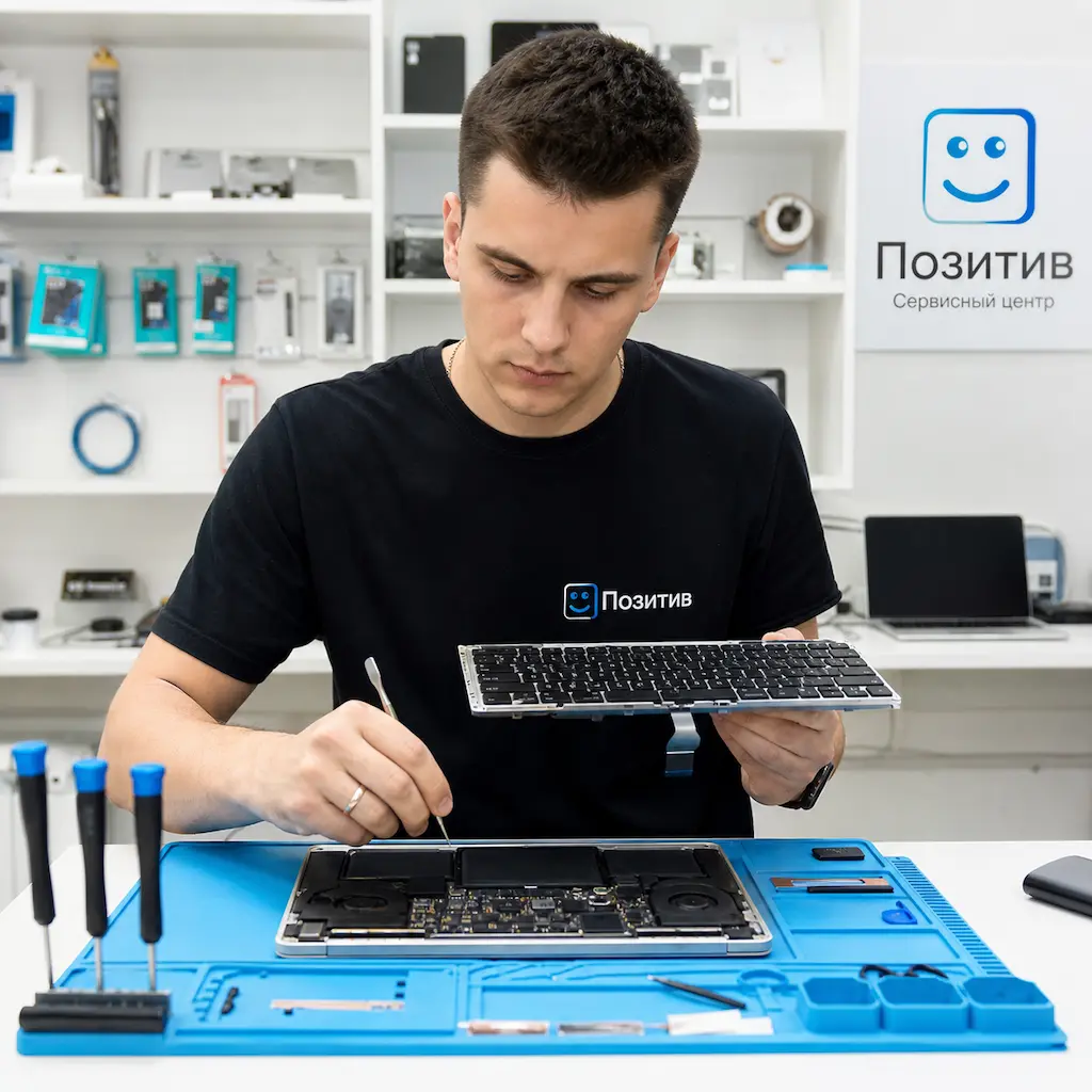 заменить клавиатуру на Apple Macbook в Софрино
