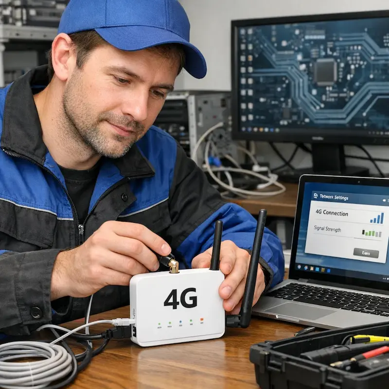 Настройка 4G модема в Софрино