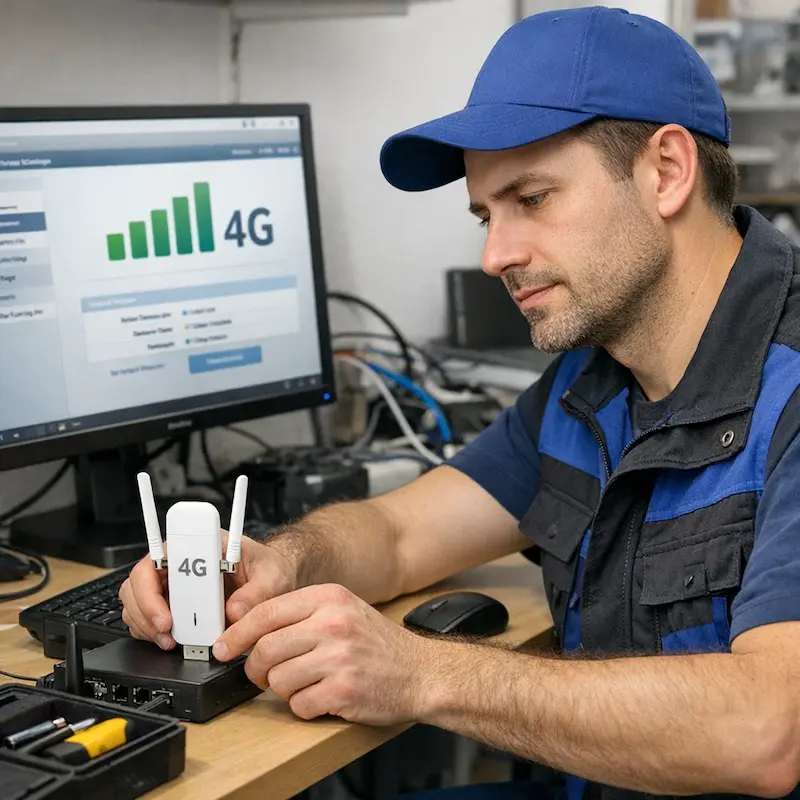 Настройка LTE модема в Софрино