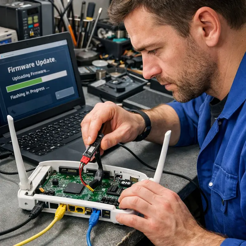 Обновление прошивки роутера в Софрино