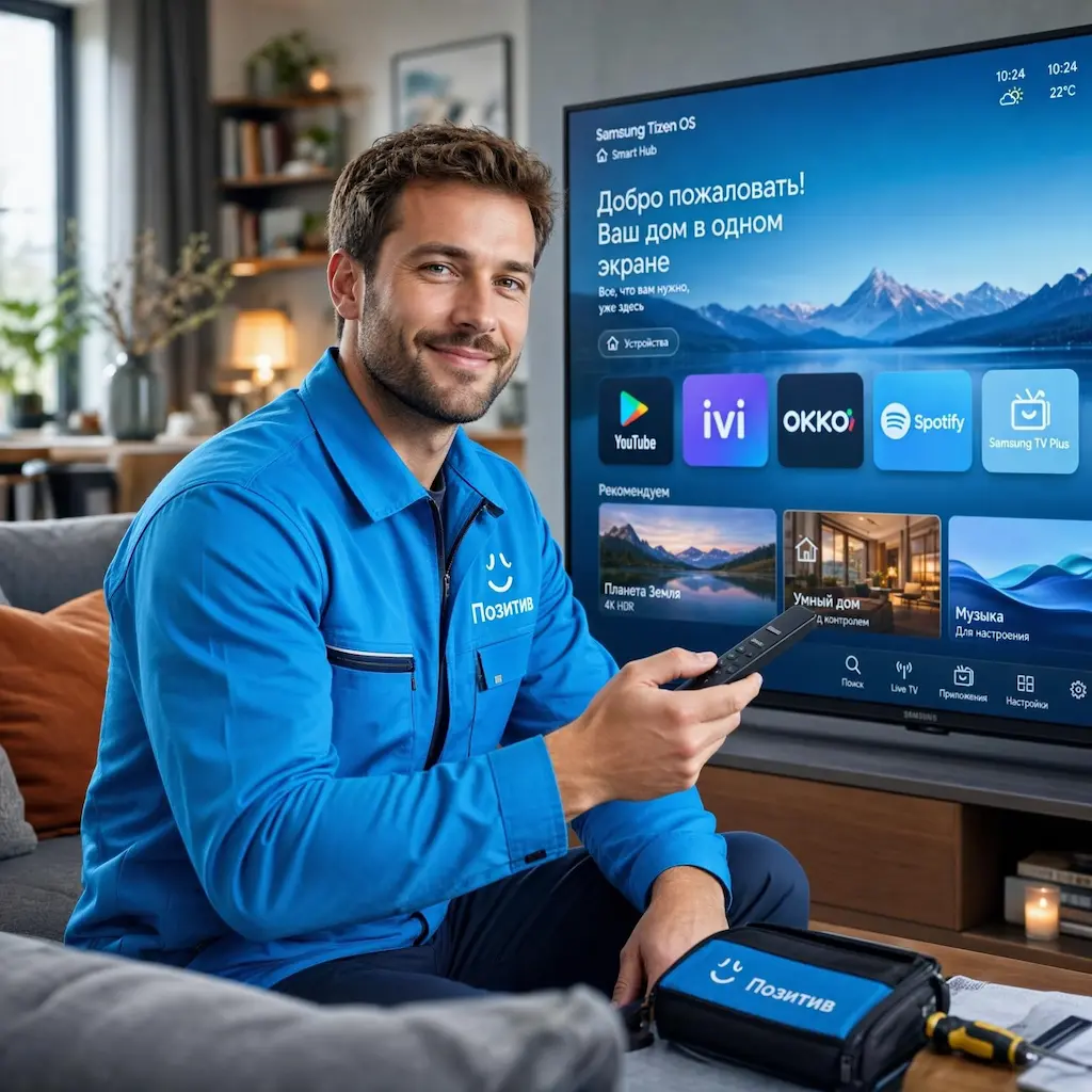 Настройка Smart TV в Софрино