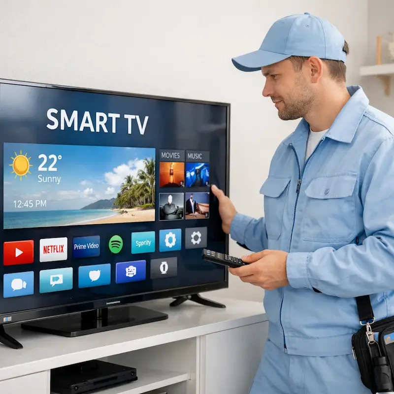 Настройка Smart TV в Софрино