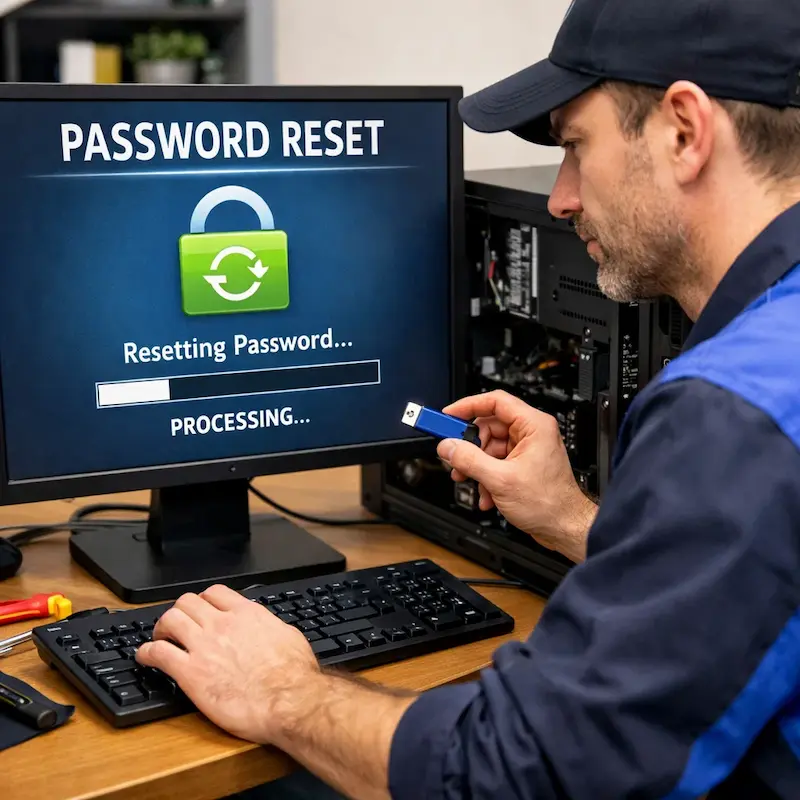 Удаление пароля на компьютере в Софрино