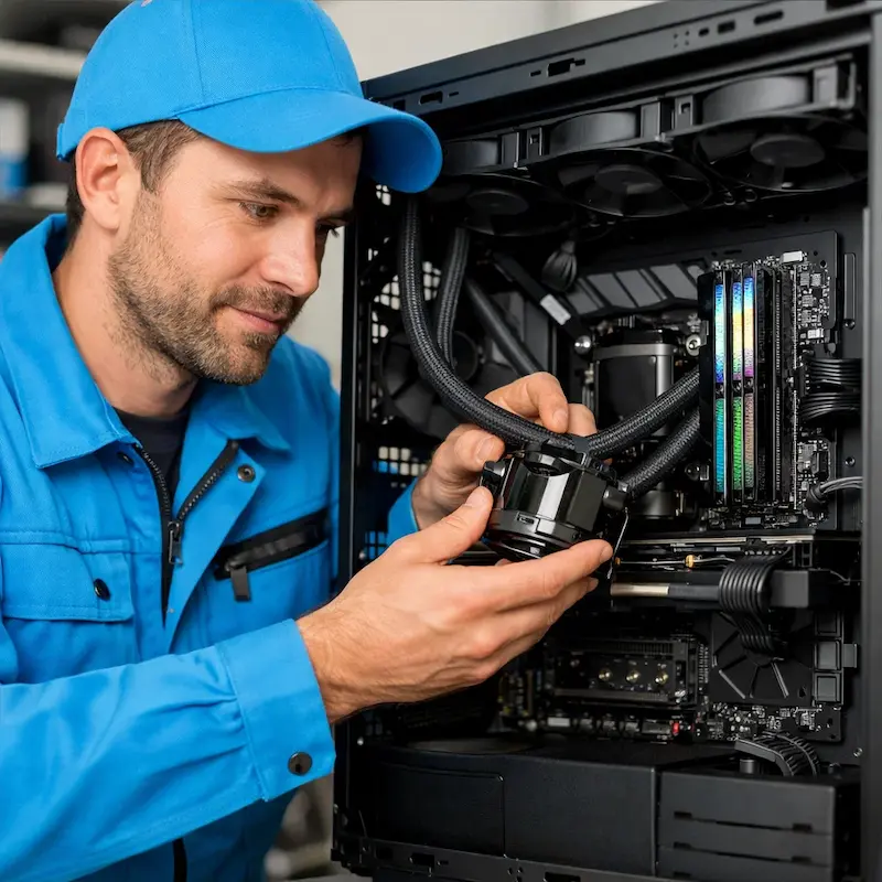 Установка СЖО на ПК в Софрино