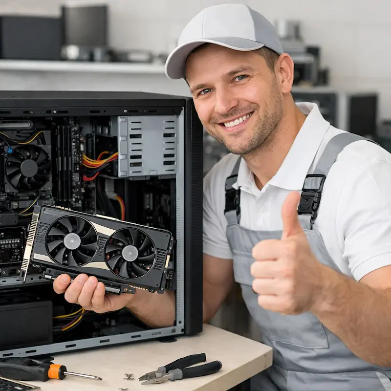 Замена видеокарты ПК в Софрино