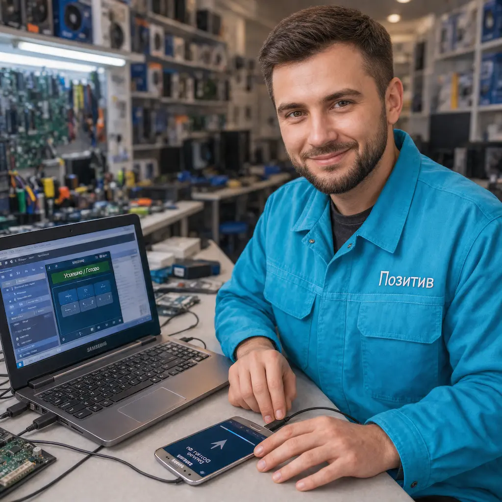Перепрошить телефон в Софрино
