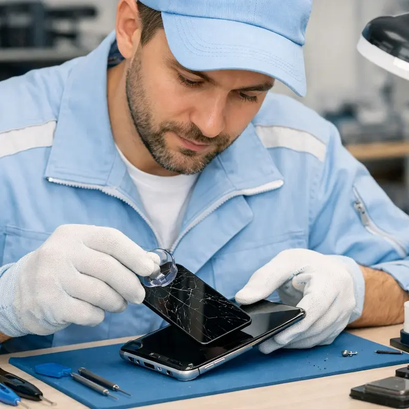 Заменить сенсорное стекло на смартфоне в Софрино