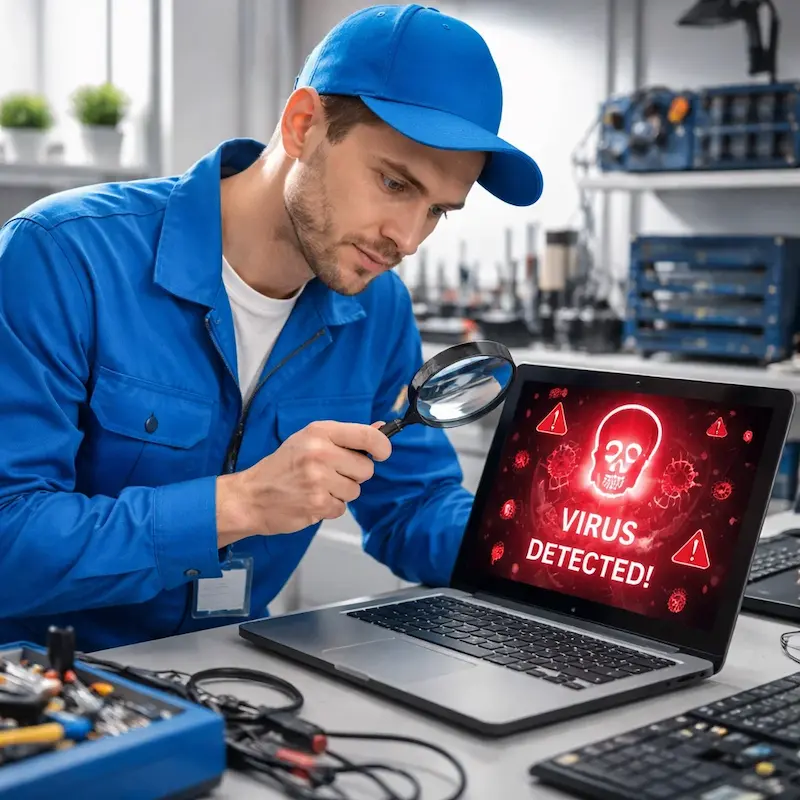 Поиск компьютерных вирусов в Софрино