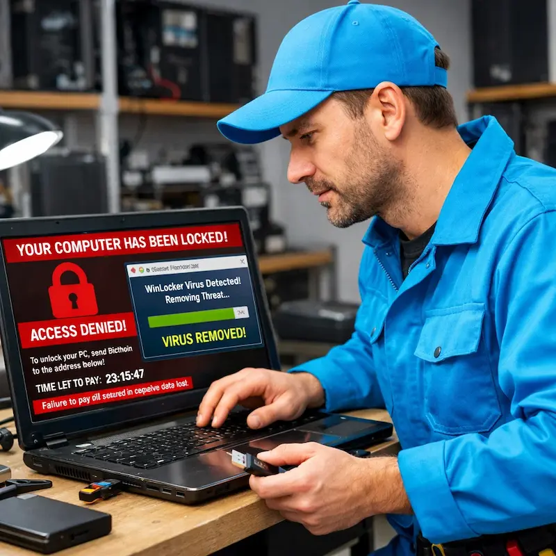 Поможем разблокировать компьютер и ноутбук в Софрино