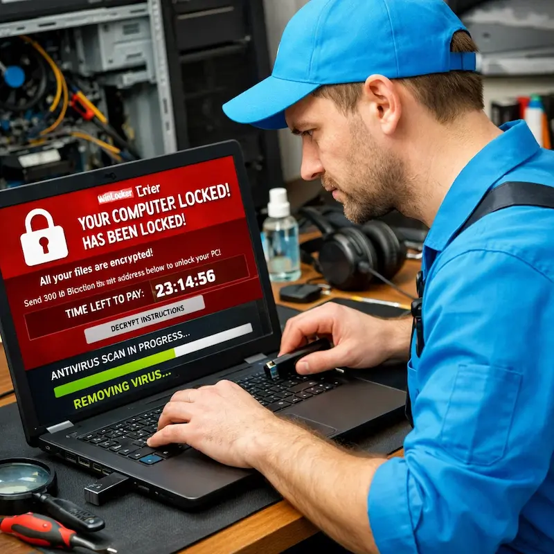 Удалить винлокер в Софрино